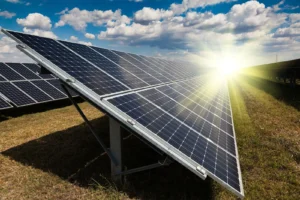 solar energy from solar panel